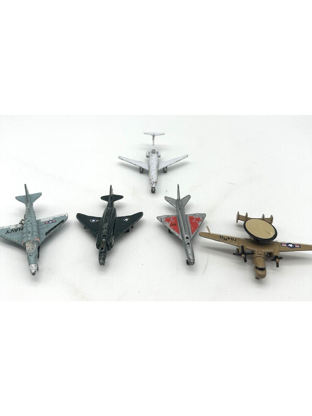 Lot of Vintage Zylmex Etc Die Cast Military Planes Stealth USAF Boeing
